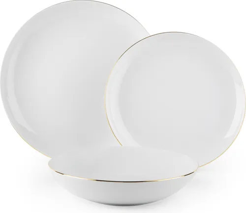 Excelsa Merry Christmas Geschirr 18 tlg. Set in gold von Excelsa