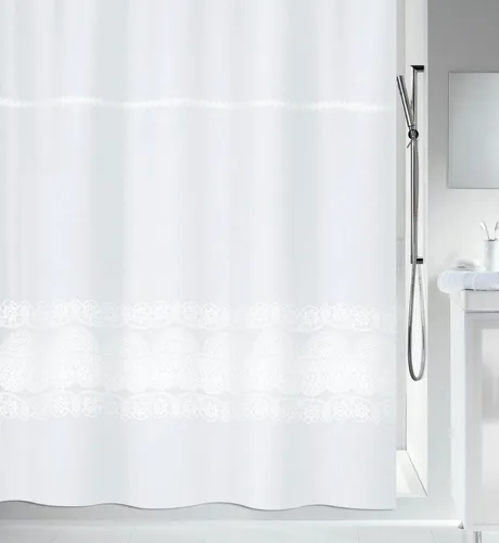 Duschvorhänge Weiß von Spirella