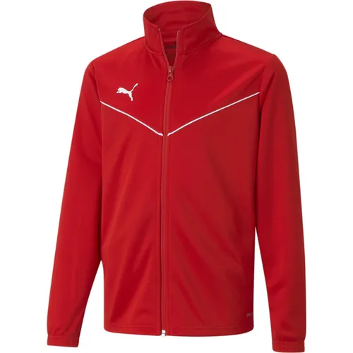 Puma teamRISE Trg Poly Jacket Jr-657393 - Sportliche Laufjacke für Kinder - Laufjacke aus hochwertigem Polyester, atmungsaktiv und ideal für sportliche Aktivitäten im Freien. Perfekt für junge Sportler!