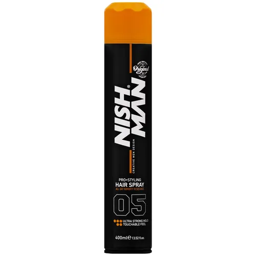 Styling-Gel, Haarspray & Haarschaum Schwarz von Nishman