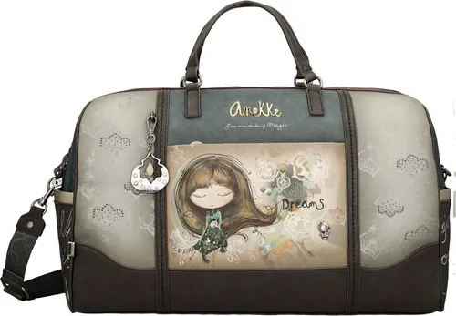 Anekke Weekender Real - Stylische Reisetasche aus robustem Polyurethan, ideal für spontane Ausflüge mit praktischen Fächern für Ordnung und schnellen Zugriff auf Reiseutensilien.