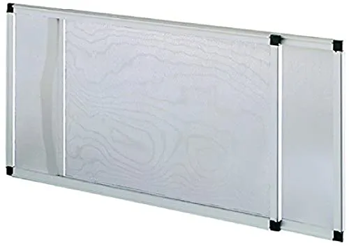 BLINKY 75015 Ausziehbares Moskitonetz, eloxiert, 70 x 90 H cm