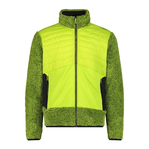 CMP MAN Jacket Hybrid acido (E112) 56 - Herren Isolationsjacke für Skitouren, mit speziellem Gittergewebe für optimale Wärme- und Feuchtigkeitsregulation, leicht und komfortabel dank HighLoft Fleece.