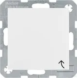 Berker 47528989 Steckdose mit Klappd. S. 1 IP44 polarweiß (pws) glänz
