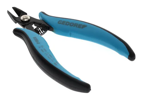 Gedore Power-Line 1829025 Seitenschneider 140mm - Zangen für Elektronik und Feinmechanik, mit 21° gewinkelten Schneiden und ergonomischem 2-Komponentengriff für präzises Arbeiten.
