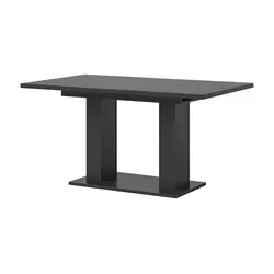 Motion Esstisch Doppelsäulenfuß 90x150/190cm - Moderner Esstisch mit Doppelsäulengestell, erweiterbar auf 190 cm, robust und pflegeleicht mit strapazierfähiger ABS-Kante. Ideal für stilvolle Wohnräume.