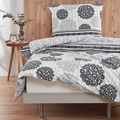 Bettwäsche Bettgarnitur Bettbezug Baumwolle 135x200 155x220 200x200 200x220 Modern