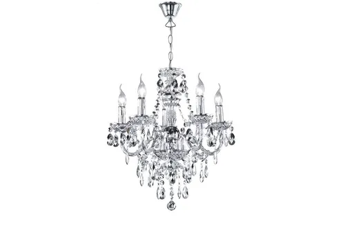 Reality Leuchten Kronleuchter Höhenverstellbar in silber von Reality Leuchten