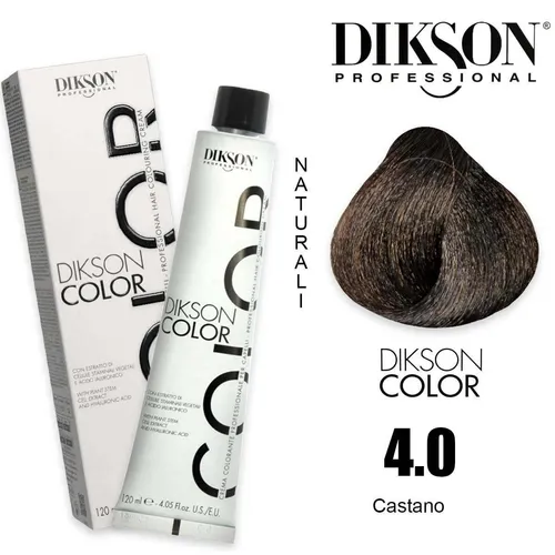 Tönung Professional Haare 4.0 - 4n Castano Dikson Color 120ml