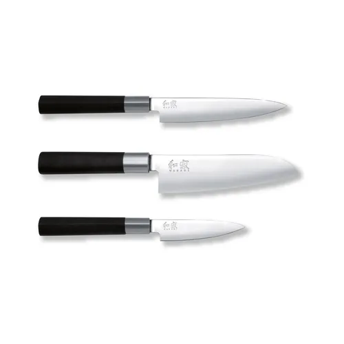 Produktbild KAI Wasabi Black Kochmesserset 67-W17