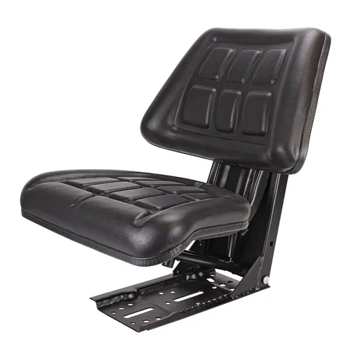 Dema DTS130 F Traktorsitz - Komfortabler Schleppersitz aus Kunstleder - Sitze für Landwirtschaftsfahrzeuge - Der Dema DTS130 F Traktorsitz bietet dank Stahlkern-Trägerkonstruktion und stufenloser Gewichtseinstellung hohen Fahrkomfort für Traktoren und Schlepper.