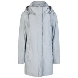 Barbara Lebek Damen Jacke mit Kapuze - Leichte Sommerjacke in Blau (Gr. 38) - Die Barbara Lebek Damen Jacke mit Kapuze ist ideal für den Sommer. Ihr wasserabweisendes Material schützt vor leichtem Regen, während der moderne Reißverschluss und die praktischen Taschen für Komfort und Stil sorgen.