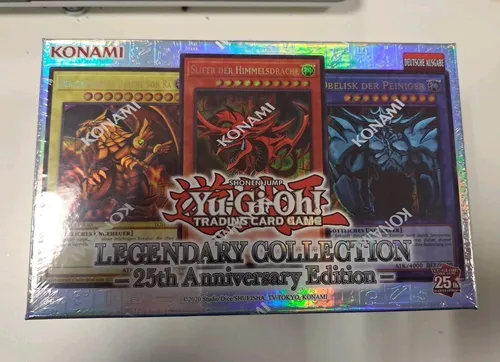 Yu-Gi-Oh! Legendary Collection 25th Anniversary Edition Box - TCG OVP Displays mit exklusiven Boostern und Collectors Edition Karten, perfekt für Sammler und Fans von Yugi Muto.