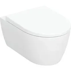 Geberit iCon Set Wand-Tiefspül-WC 501664001 - rimfree, mit Absenkautomatik - Sanitäranlagen & Zubehör, wandhängendes Tiefspül-WC mit rimfree Technologie für eine einfache Reinigung und WC-Sitz mit Absenkautomatik für maximalen Komfort.