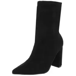 Ital-Design Eleganter Blockabsatz-Stiefel für Damen – Alltags-Style High-Heel-Stiefelette (89929953) Blockabsatz Stiefeletten in Schwarz schwarz 39 EU