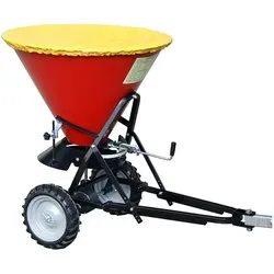 Streugutwagen 105l Metall rot, RAL 3000 von Bauer