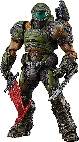Doom Eternal Figma Action Figure Doom Slayer 16 cm - Detailreiche Actionfigur aus dem Videospiel ´Doom Eternal´, ca. 16 cm groß, mit vielseitigem Zubehör und exzellenter Beweglichkeit für kreative Posen. Ideal für Sammler und Fans!