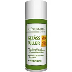 Klostermann Gefäß-Füller für Ausdehnungsgefäße 400ml - Druckflasche 5,5 bar, nicht brennbar und konform mit der neuesten F-Gase-Verordnung