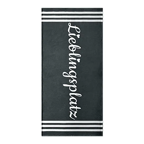 HOMELEVEL Strandtuch XXL Handtuch 90x180cm - Schnelltrocknendes Badehandtuch - Frottiertücher: Leicht und saugfähig, ideal für Strand und Pool, aus hochwertigem Baumwollmix in vielen Farben und Motiven.