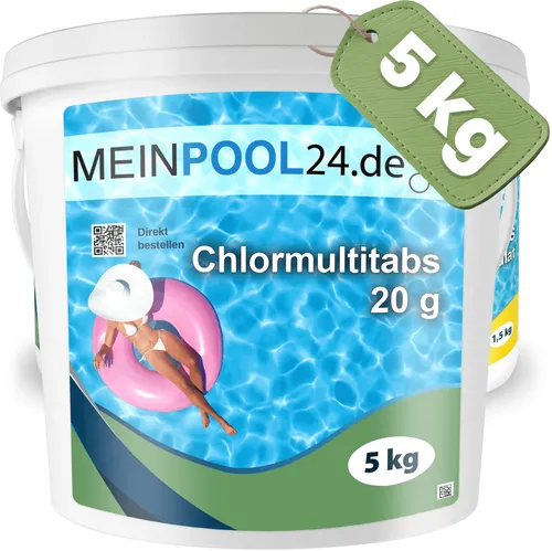 5kg Multitabs 20 g 5in1 total blue chlor für Pool Schwimmbad Chlortabs Chemie