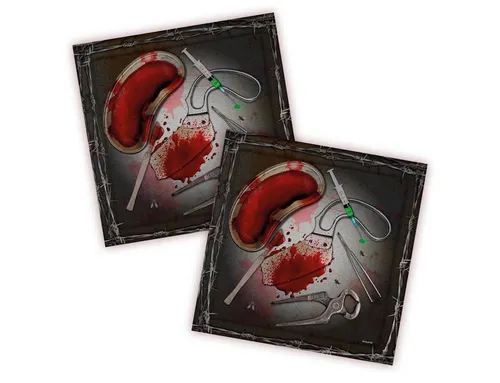 Papierservietten Grau von Metamorph