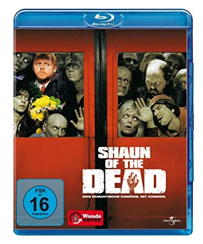 Shaun of the Dead [Blu-ray] - Kult-Zombiefilm mit schwarzem Humor, perfekt für Horror- und Komödienliebhaber, freigegeben ab 16 Jahren