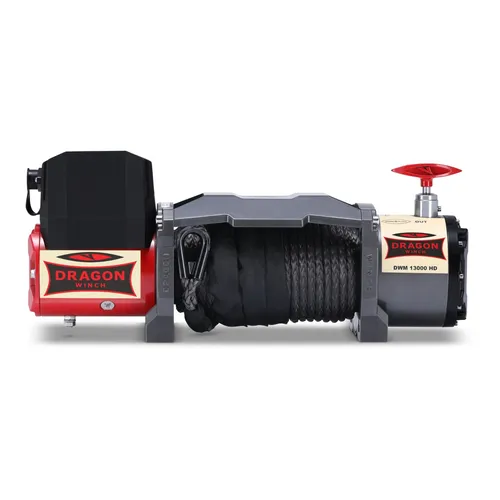 Dragon Winch Elektrische Seilwinde 24V 13000lbs 5897kg | Kunststoffseil 20m IP67
