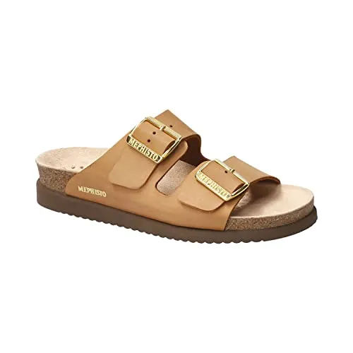 Mephisto Komfort Sandalen für Damen in Dunkelgrau - Klassische Sandalen mit SOFT-AIR-Technologie für ermüdungsfreies Gehen. Ideal für warme Tage, stilvoll und bequem, aus hochwertigem Leder gefertigt.