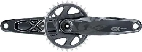 Sram GX Eagle Kurbelgarnitur – Unisex - Hochwertige Kurbelgarnitur aus geschmiedetem Aluminium, kompatibel mit 11 und 12 Gängen, ideal für anspruchsvolle Mountainbiker.