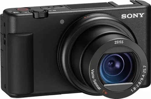 Sony Fotokamera ZV-1 (ZV-1AB.CE3) - Ideal für Vlogger - Kompaktkamera mit hervorragender Bildqualität und optimierten Funktionen für Vlogging, perfekt für kreative Content-Erstellung.