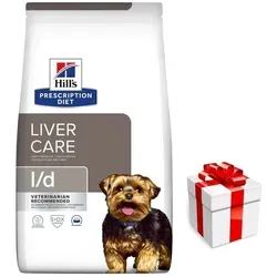 HILL S PD Prescription Diet Canine L d Liver Care 4kg - tierärztliche Nahrung für Hunde mit Lebererkrankungen, unterstützt die Regeneration der Leber und Überraschung für Stammkunden