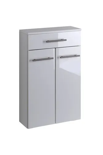 Held Möbel Parma Unterschrank - Unterschrank fürs Bad, 2-türig mit Schubkasten, platzsparend und vielseitig einsetzbar durch individuelle Türanschläge.