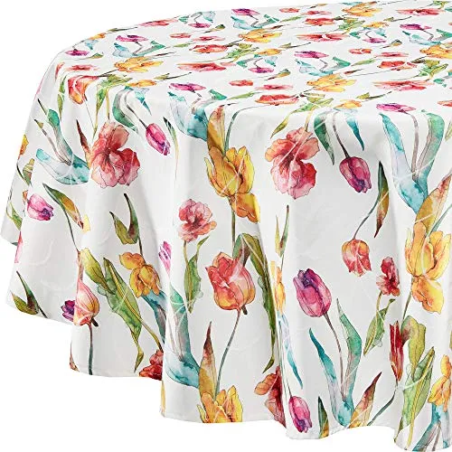 Erwin Müller Tischdecke Blumen, oval von Erwin Müller