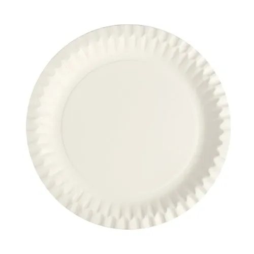 Starpak 50 Teller, Pappe, rund, Ø 23 cm, Weiss, 90001