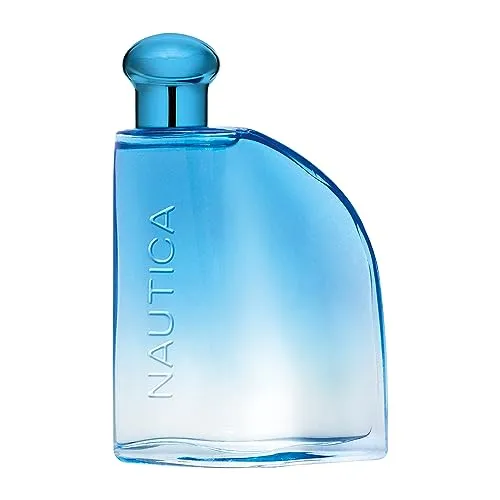 Nautica Pure Blue Eau de Toilette 100 ml - Eau de Toilette für Herren, langanhaltender Duft mit Eukalyptus und Vanille, ideal für den täglichen Gebrauch und für Naturliebhaber.