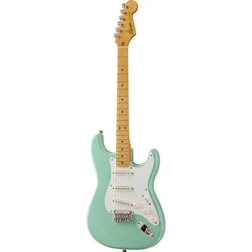 Squier Classic Vibe '50s Stratocaster HT Surf Green - Gitarren, Classic Vibe-Serie mit Pappel-Korpus und 3x Fender Designed Alnico Single-Coil Tonabnehmer für authentischen Sound in stilvollem Surf Green.