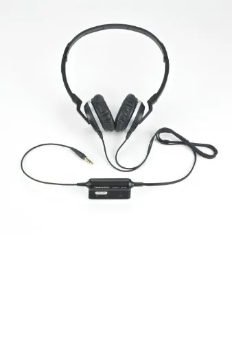 Audio-Technica ATH-ANC 1 Kopfhörer - Kopfhörer mit aktiver Geräuschunterdrückung, ideal für ungestörtes Hören und maximalen Komfort dank 18 dB Geräuschreduktion.