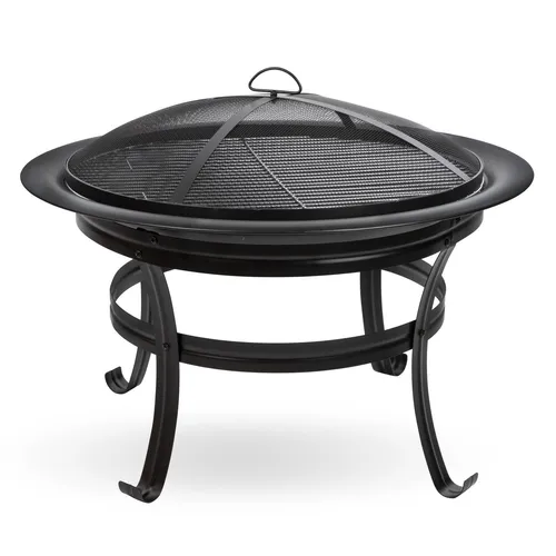 Feuerschale Lagerfeuer Grill 75 cm - Vielseitige Feuerstelle - Feuerschale mit Grillfunktion, ideal für gemütliche Abende im Garten. Robuste Bauweise und elegantes Design, perfekt für Grill- und Lagerfeuerfreunde.
