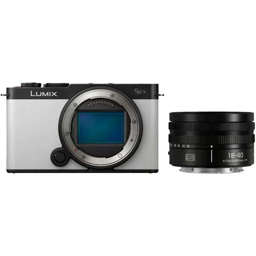 Panasonic Lumix DC-S9NE-W - Vollformat spiegellose Kamera, 24,2 MP, 6K 4K, ideal für Vlogging und kreative Content-Erstellung mit Echtzeit-LUTs