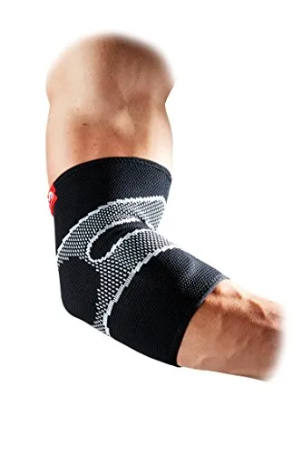 McDavid Ellbogenbandage 5130 für Erwachsene - Hochwertige Ellbogenbandage in Schwarz, bietet optimalen Halt und Flexibilität. Atmungsaktives Material für hohen Tragekomfort, geeignet für beide Arme.