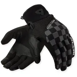 Revit Surge Chess Motorrad Handschuhe, schwarz-grau, Größe XL für Männer