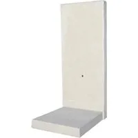 Diephaus L-Stein Bewehrt 180 cm x 50 cm x 100 x 12 cm Grau von Diephaus