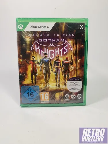Gotham Knights-Deluxe Edition für Xbox Series X|S - Neu mit Fanbox Pullover - Games - Erlebe die spannende Gotham Knights-Deluxe Edition mit exklusivem Fanbox Pullover, perfekt für alle Fans von DC und actiongeladenen Abenteuern.