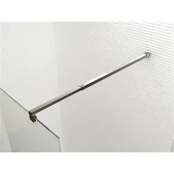 Glaszentrum Hagen Walk-In Duschwand 140x200 cm - Klarglas, Modern & Pflegeleicht - Rahmenlose Walk-In Duschwand aus 10 mm ESG Sicherheitsglas, ideal für flexible Montagen. Wählen Sie zwischen verschiedenen Glasarten und genießen Sie ein elegantes, pflegeleichtes Design für Ihr Badezimmer.