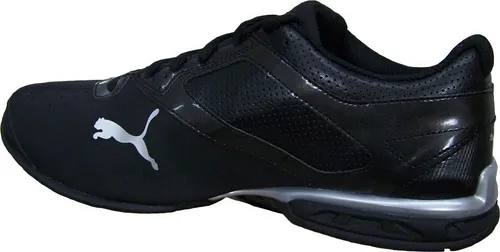 Puma Tazon 6 Herren Laufschuhe – Schwarz, EU 43 - Stylische Herren Laufschuhe von Puma mit griffiger Gummisohle für optimalen Halt. Leichtes Design und dämpfende Einlegesohle bieten Komfort für jeden Lauf.