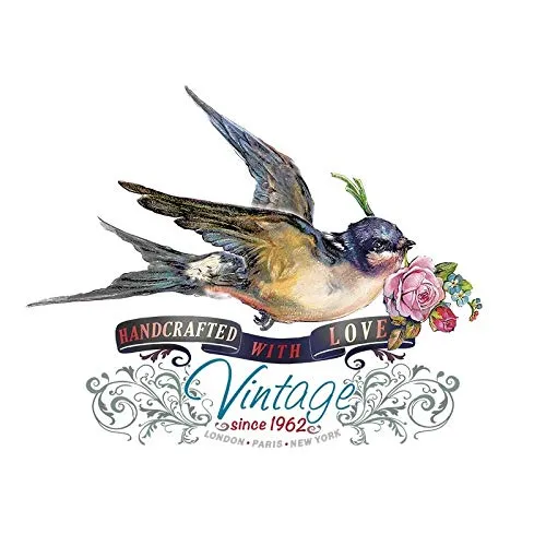 Ideen mit Herz Color Bügeltransfers, DIN A4, filigran ohne Hintergund | Textilien wie T-Shirts & Taschen mit Bügelmotiven verzieren | Bilder schnell & einfach aufbügeln | DIY Textildesign (Schwalbe)