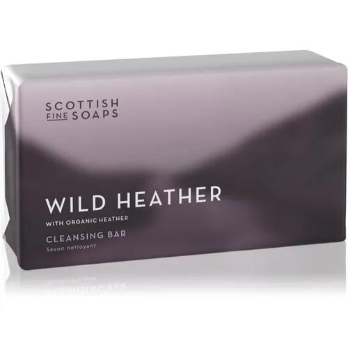 Scottish Fine Soaps Wild Heather feste Reinigungsseife 220 g