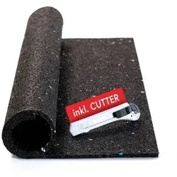 BAUHELD Antivibrationsmatte Waschmaschine 60 x 60 x 0,6 cm