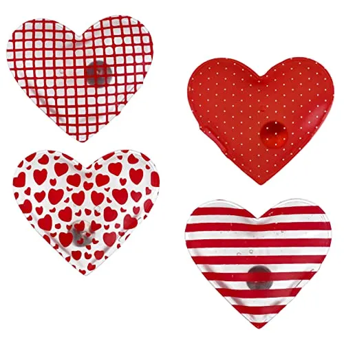 Taschenwärmer wiederverwendbar 4er Set - Herz - Handwärmer für unterwegs - Winter Hand Taschen Wämer Wichtel Nikolaus Weihnachten Geschenk