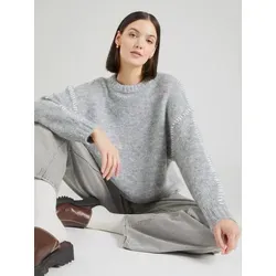 JDY Rundhalspullover JDYZOEY (1-tlg) Plain/ohne Details grau XS (34)